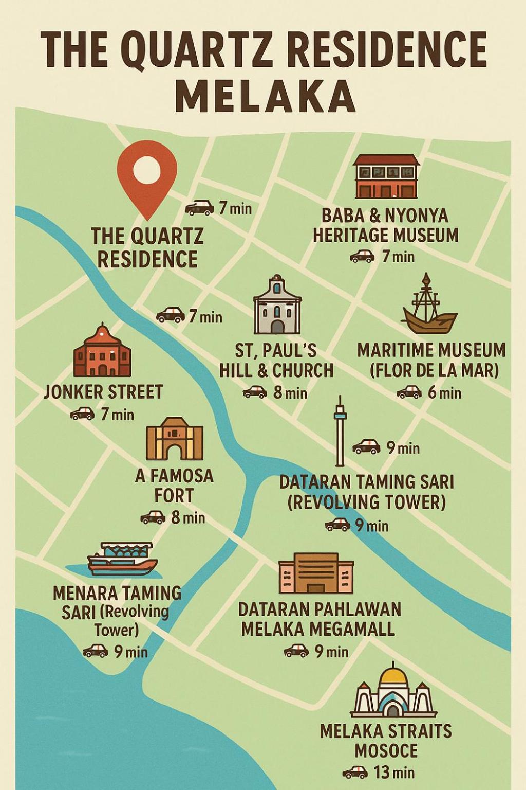 Quartz Residence - Melaka Экстерьер фото